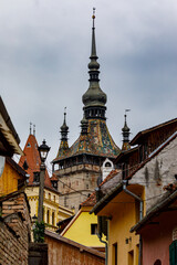 Fototapeta premium The historic city of Sighisoara in Transilvania Romania 