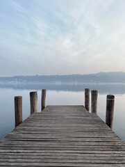 Naklejka premium pier in the sea