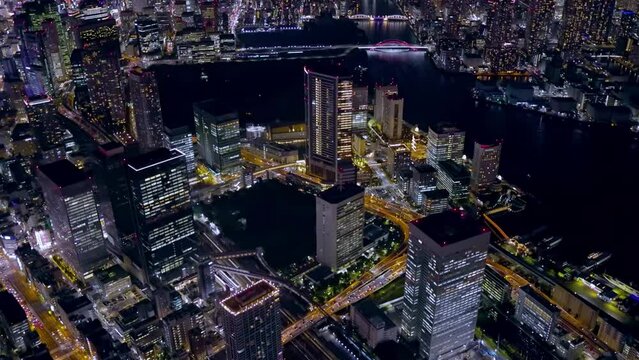 東京夜景空撮