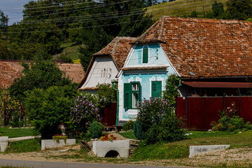 Fototapeta na wymiar The old saxon village of Biertan in Romania