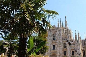 Italy: View of Duomo of Milan.