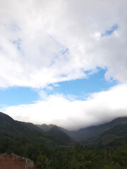 landscape with clouds