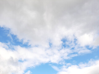 blue sky with clouds