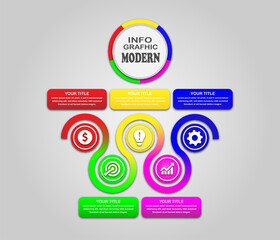 modern design infographic layout template