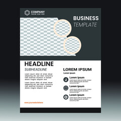 poster design, cover modern layout, annual report, poster, flyer in A4 with colorful triangles