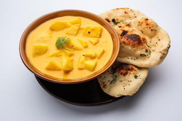 Dahi wale Aloo or curd potato curry