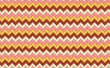 Herringbone floor pattern. Seamless tile background. Ceramic herring bone texture. Cladding print. Timber masonry with zig zag. Scandinavian panel. Geometric architectural grid. Vector illustration