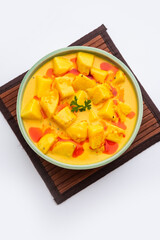 Dahi wale Aloo or curd potato curry