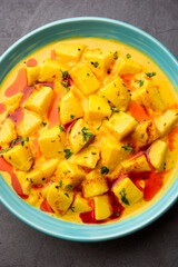 Dahi wale Aloo or curd potato curry