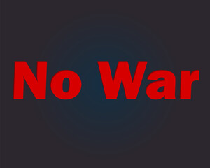 No War. Social Media Design, Vector illustration