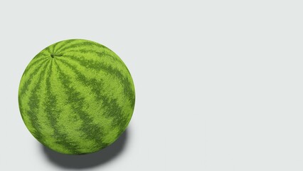 シンプルなスイカ