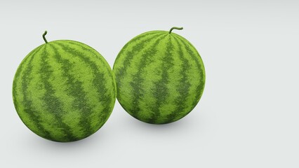 シンプルなスイカ