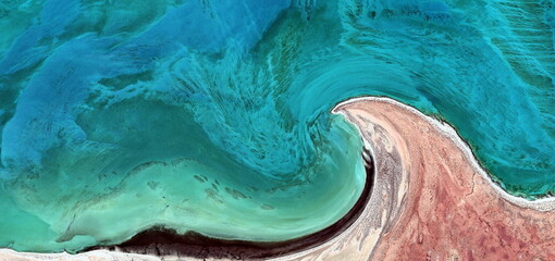 petrified seascapes, abstract photography of the deserts of Africa from the air. aerial view of desert landscapes, Genre: Abstract Naturalism, from the abstract to the figurative © munimara
