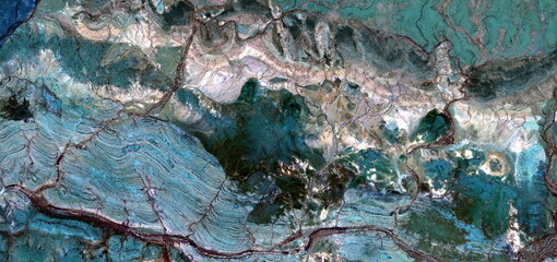the Himalayas,, abstract photography of the deserts of Africa from the air. aerial view of desert...