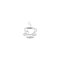 Coffee cup Logo Template vector icon