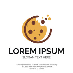 Happy Cookie Logo Vector Design