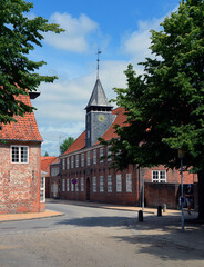 Obraz premium Am Bürgerhaus von Töndern in Süddänemark