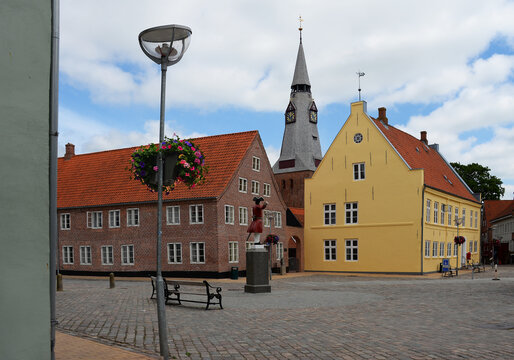 Marktplatz in T&ouml;ndern S&uuml;dd&auml;nemark