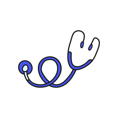 Doodle medical stethoscope.