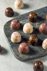 Homemade Dark Chocolate Truffles
