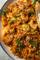 Homemade Pork Belly Kimchi Fried Rice