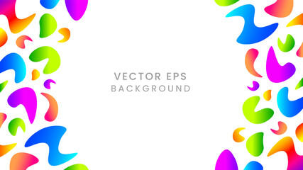 Abstract colorful background vector design