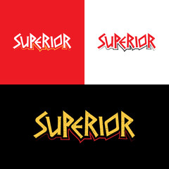 Superior vector logo for various company brands