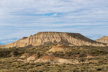 Obraz premium Bardenas Reales National Park located in the north of Spain in Navarra
