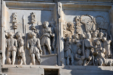 Detail from Constantine triumph arch