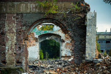 Landscape of industry: mine factories smelters railway 