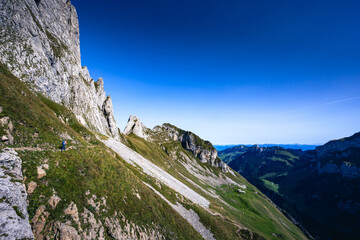Fototapeta na wymiar Schäfler altitude path