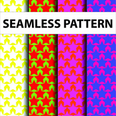 star simple colorful bright wrap seamless repeat pattern tile