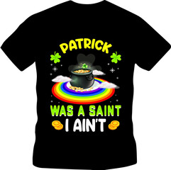 St. Patrick’s Day t-shirt design and print ready template