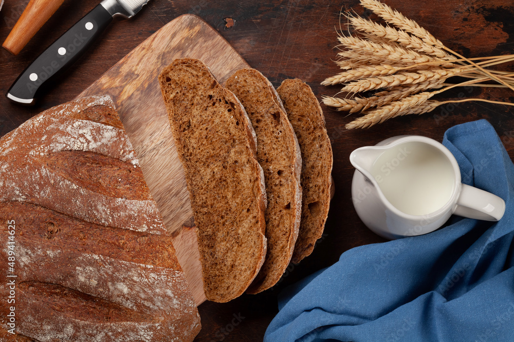 Wall mural Homemade bread