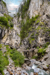 Fototapeta na wymiar Kitzlochklamm im Nationalpark Hohe Tauern in Österreich