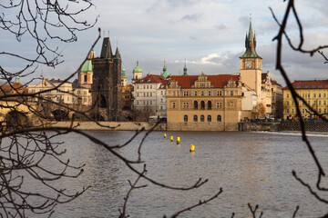 city castle and charles bridge
