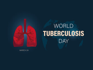 Vector Illustration on the theme World Tuberculosis Day
