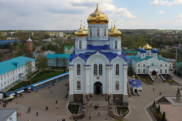 Obraz premium View from the kookoli of the Monastery for Easter