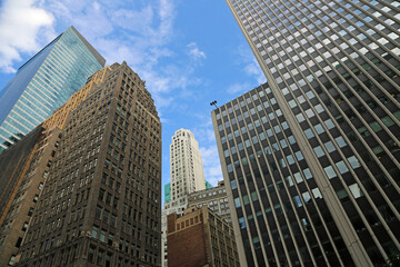 Fototapeta na wymiar High buildings of Manhattan - New York City