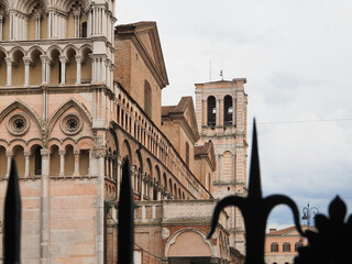 Fototapeta na wymiar Ferrara Cathedral, Northern Italy, Europe.