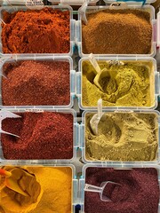 Turkish spice bazaar in istanbul. High quality photo