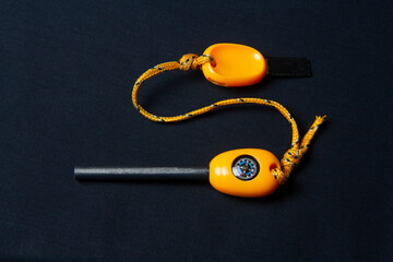 Device for making a fire. A flame thrower. Sticks