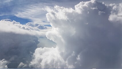 blue sky with clouds