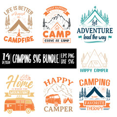 Camping Svg Bundle
