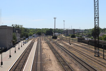 Obraz premium tracks in the distance