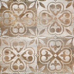 patterned wooden background in gray and beige tones