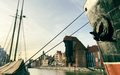 city bridge of Gdańsk Poland 