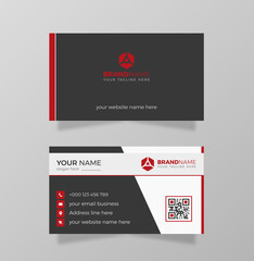 Corporate business card template design.