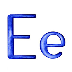 Letter E Capital and lower case