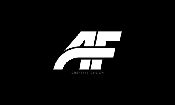 AF professional branding letter design